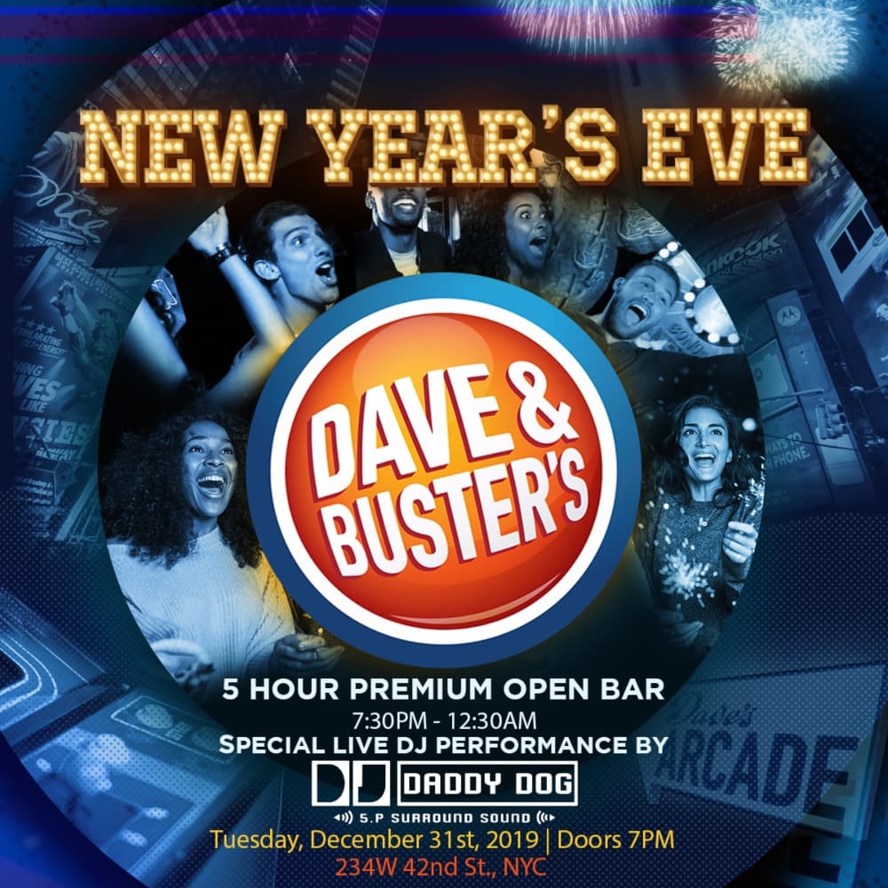 Dave & Buster's New Year's Eve Party