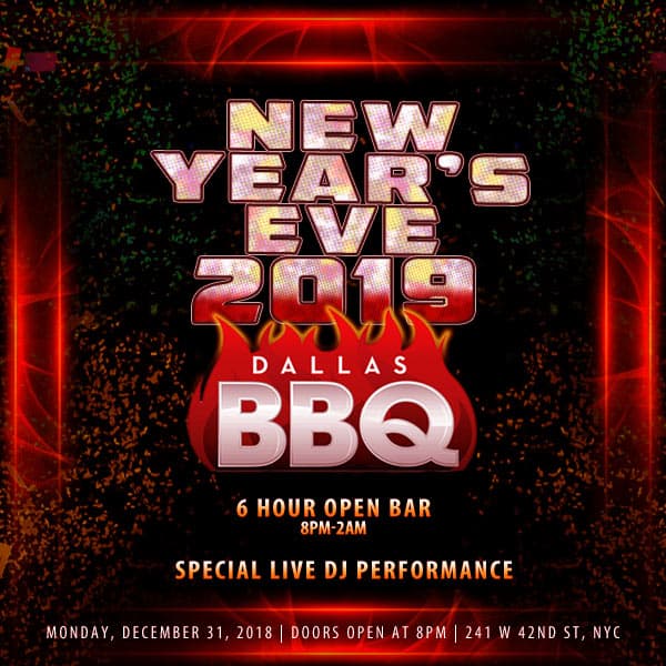 Dallas BBQ New Years Eve Times Square