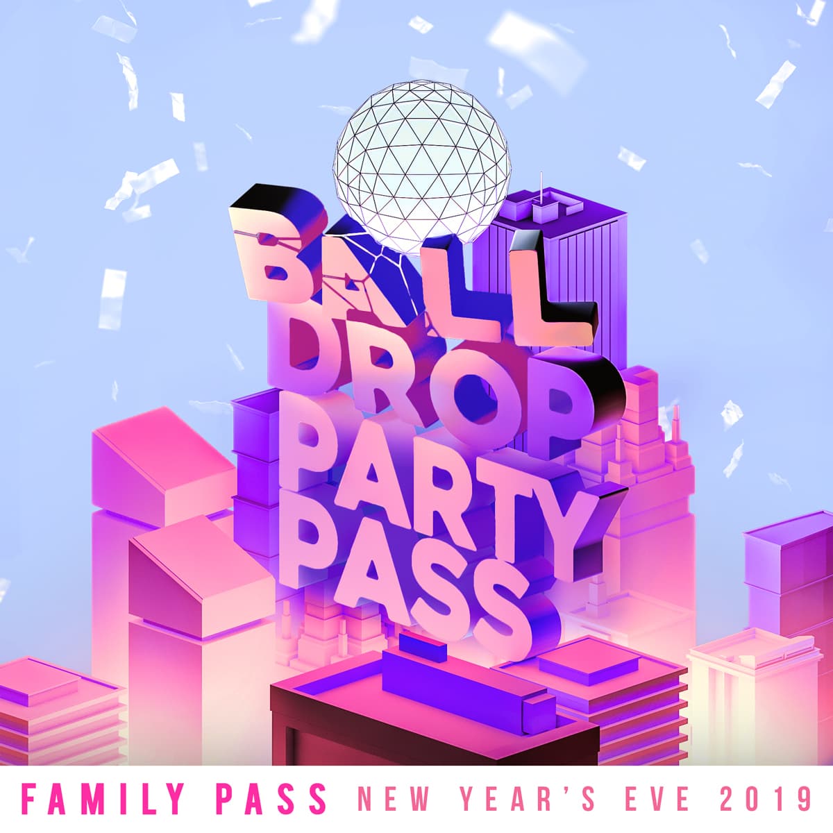 Ball Drop Times Square Family Party Pass